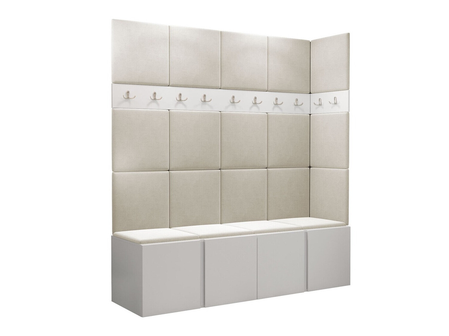 Meuble d'entrée Pinis II (Blanc)