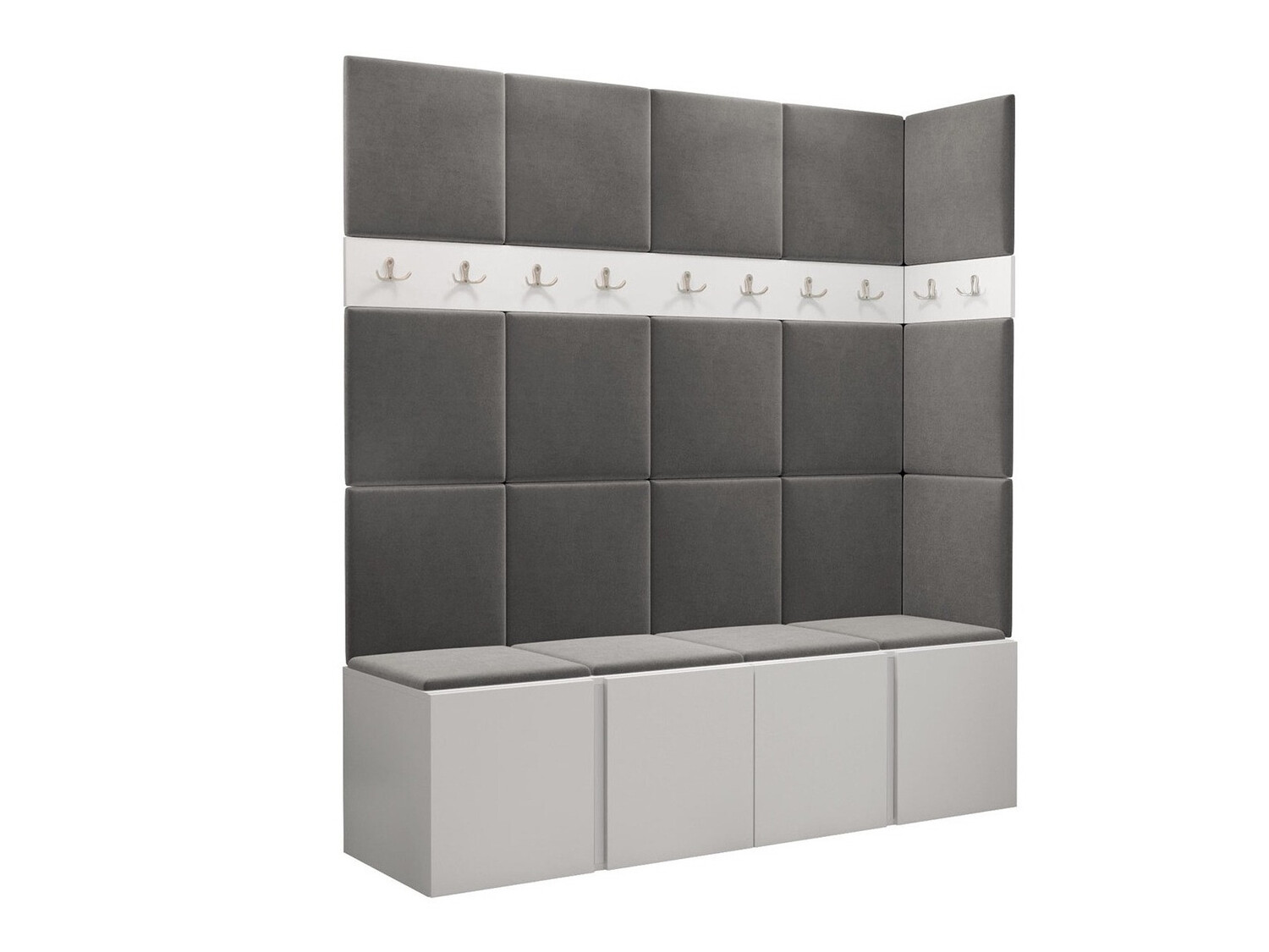 Meuble d'entrée Pinis II (Blanc)