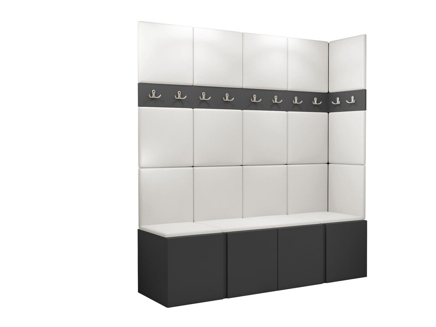 Meuble d'entrée Pinis II (Graphite)