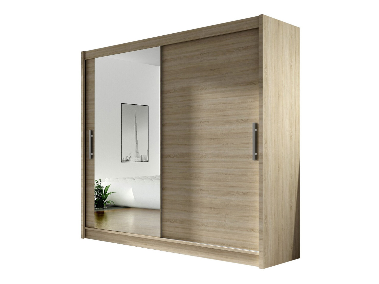 Armoire Closico Pallor VI (Sonoma chêne)