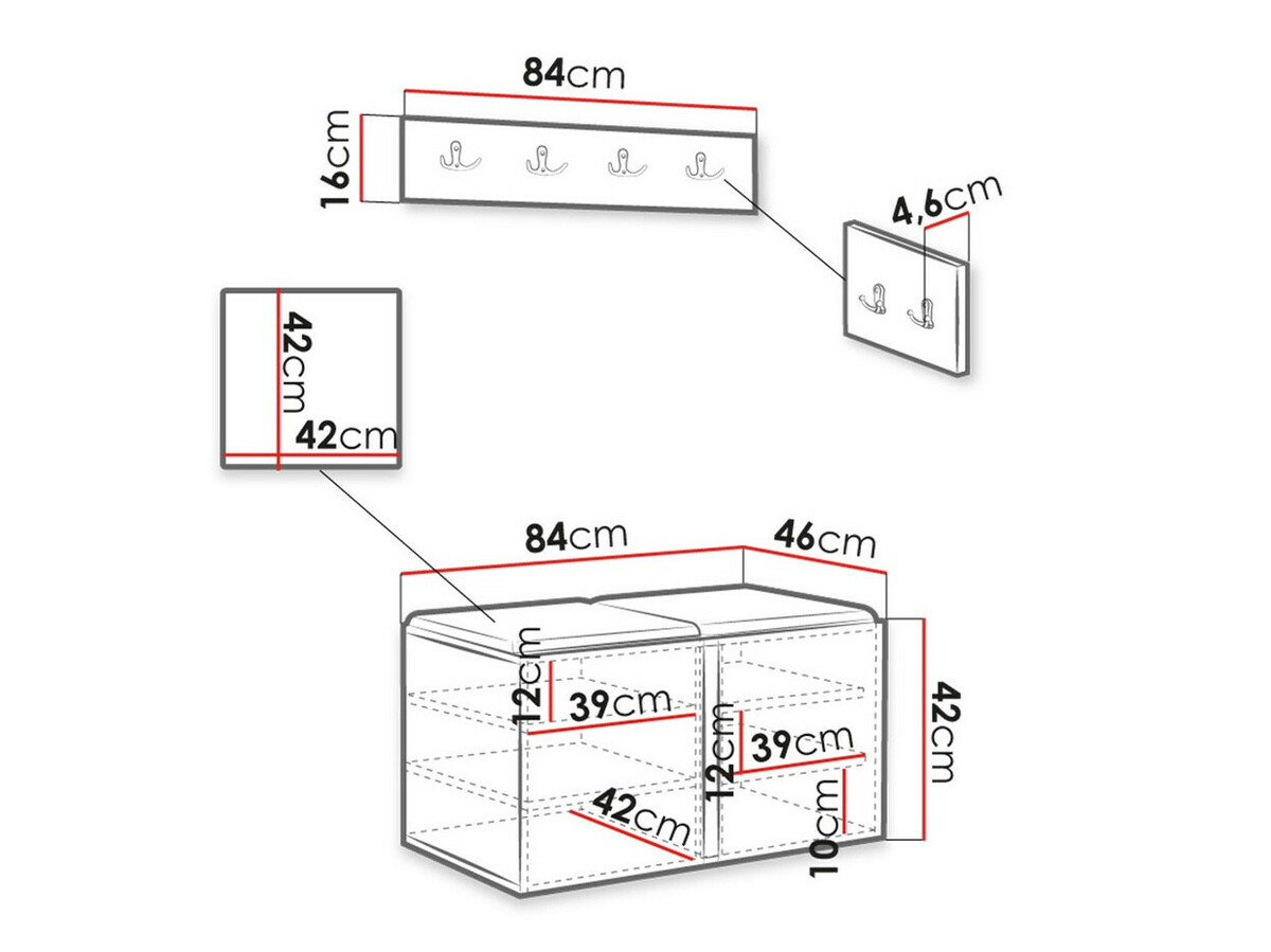 Meuble d'entrée Pinis VI (Manila 02)