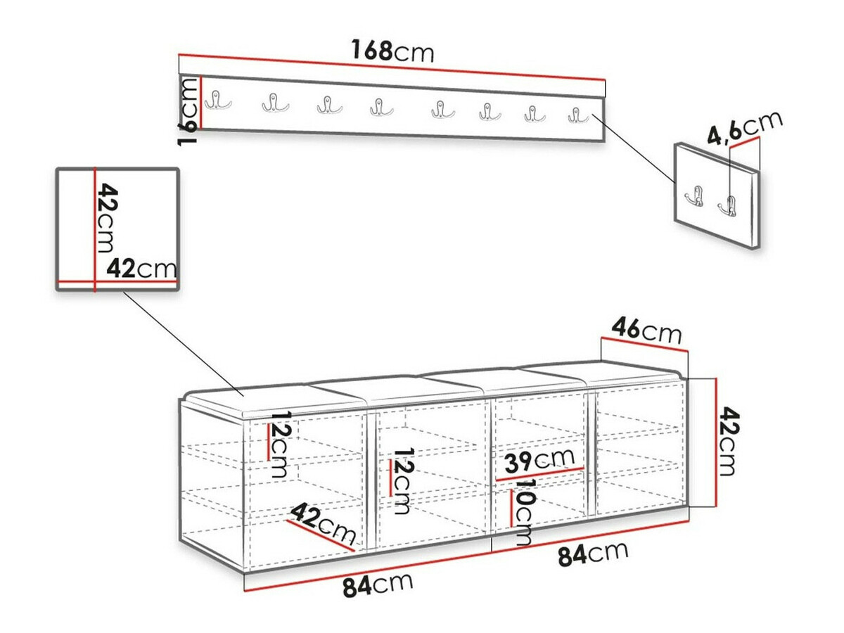Meuble d'entrée Pinis VII (Manila 02)