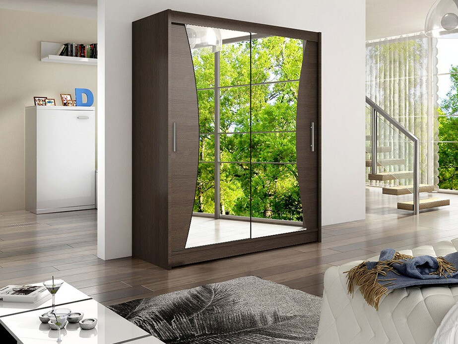 Armoire Closico 116 (Chêne foncé)