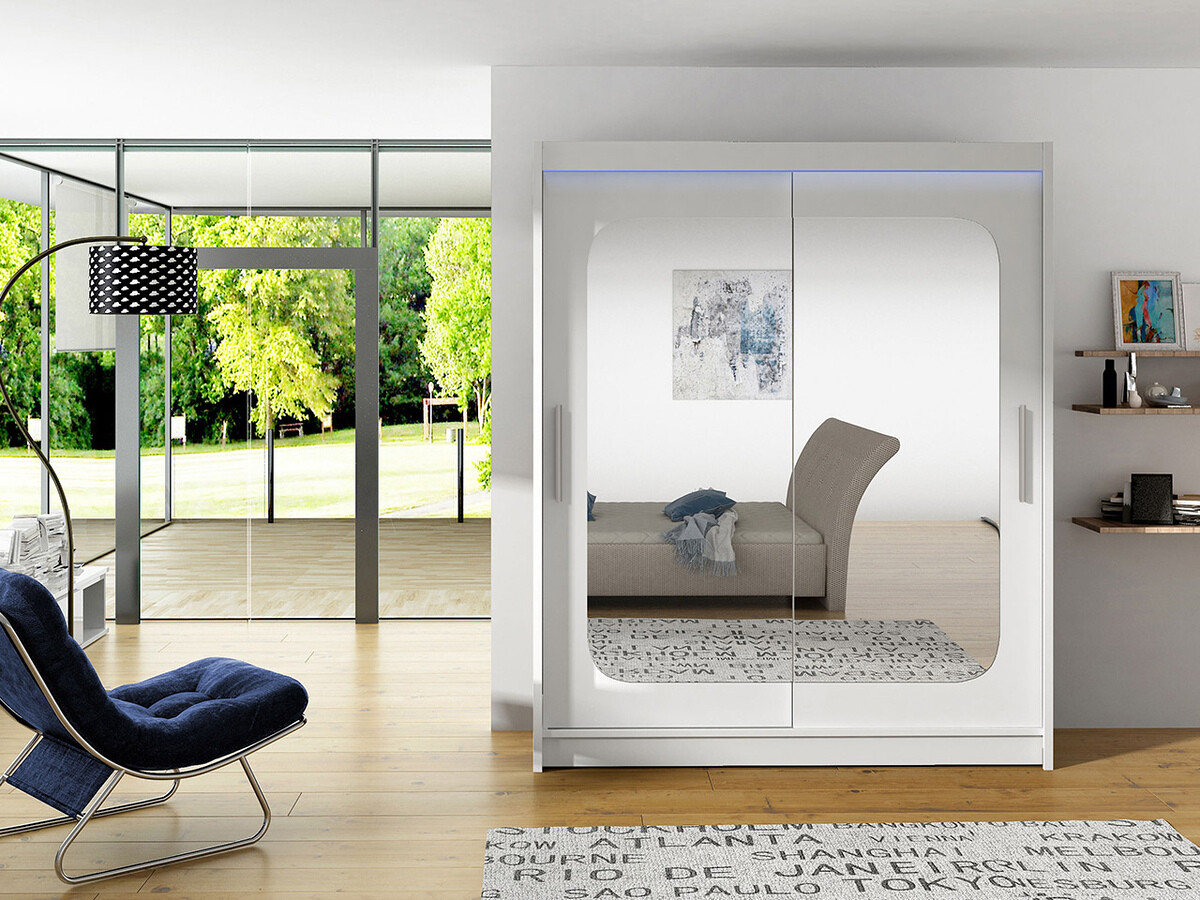 Armoire Closico 135 (Blanc)
