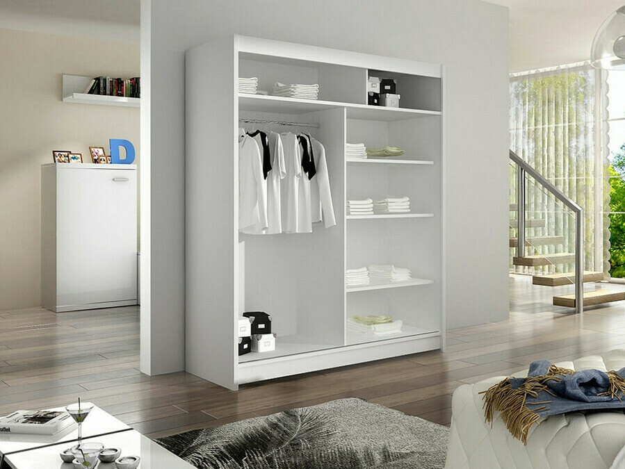 Armoire Closico 155 (Blanc)