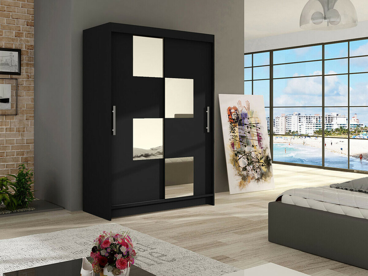 Armoire Closico Pacron III (Noir)