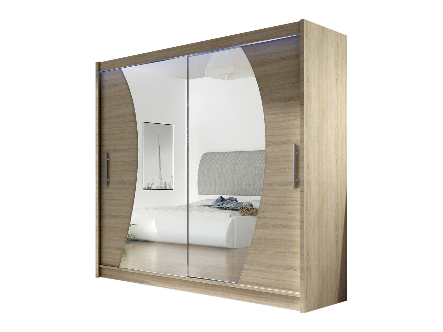 Armoire Closico Pallor IX (Sonoma chêne)