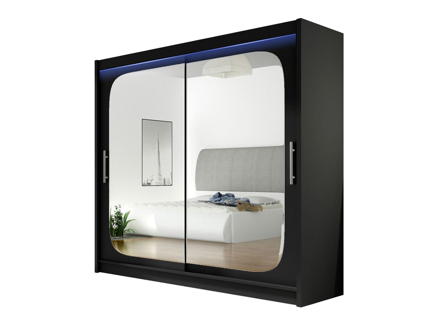 Armoire Closico Pallor VIII (Noir)