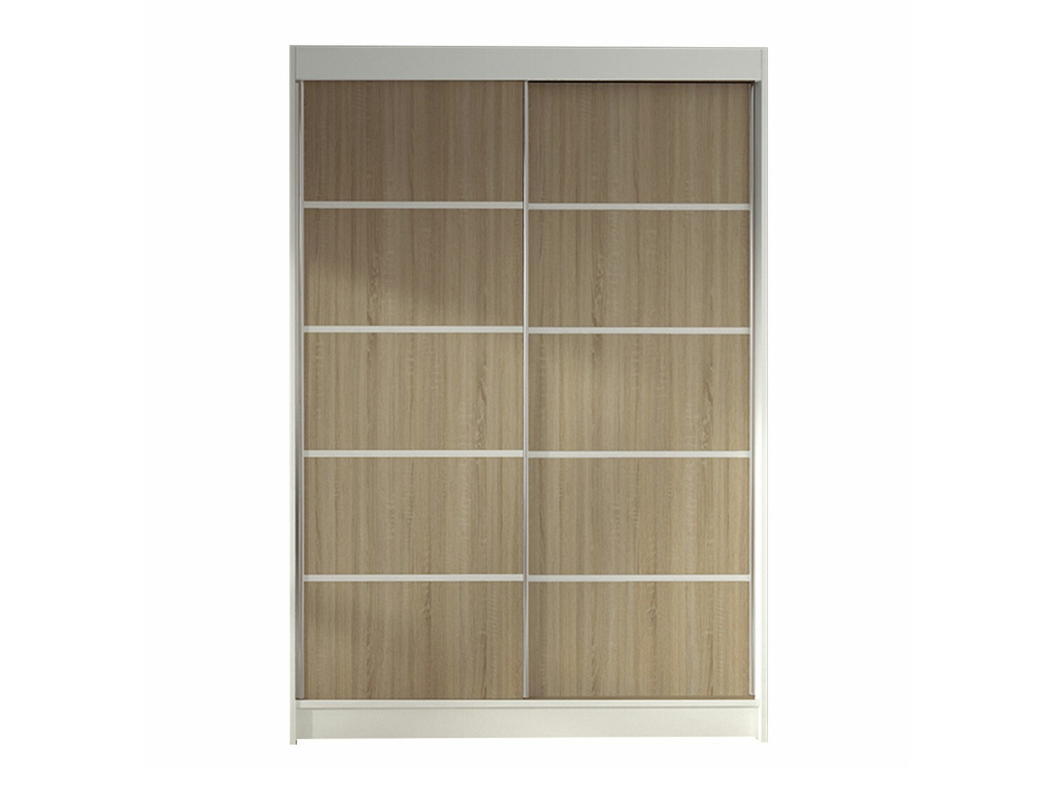 Armoire Closico Salvor IV (Blanc + Sonoma chêne)