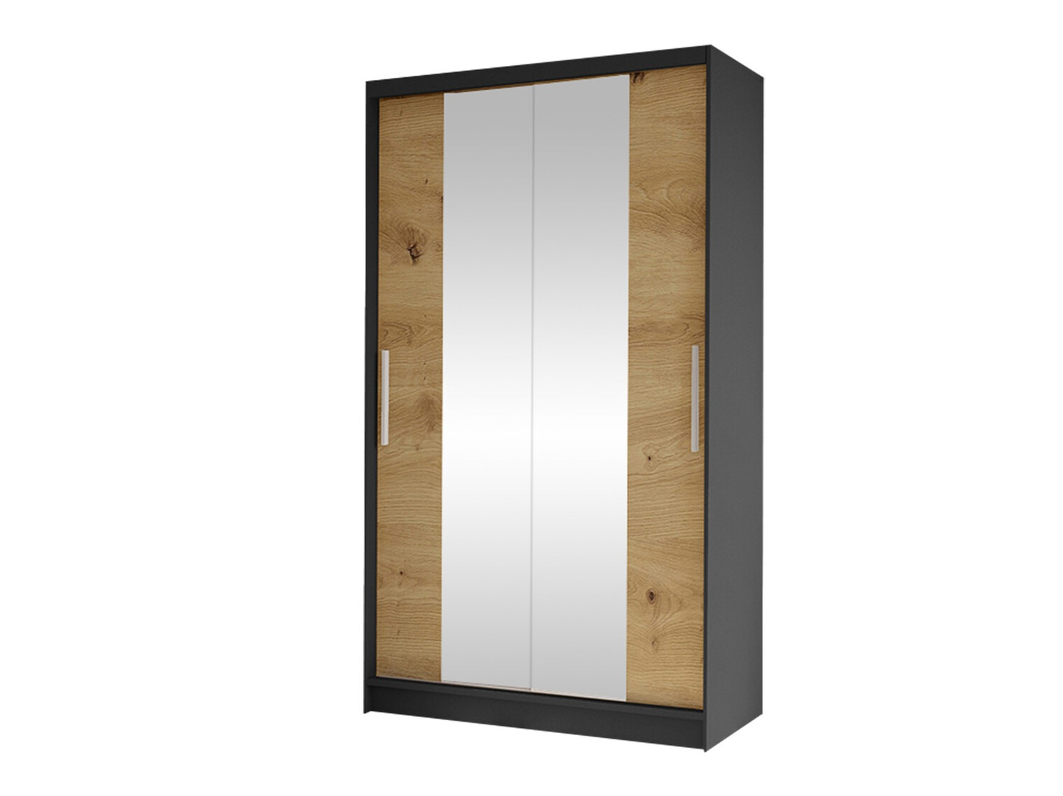 Armoire Closico Structor II (Noir + Chêne Artisan)
