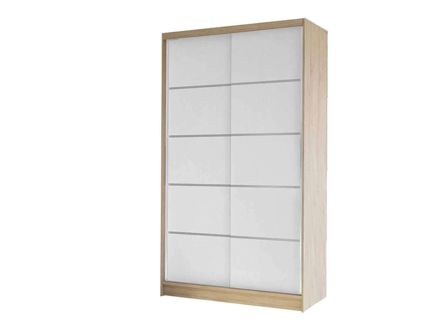 Armoire Closico Fractor IV (Sonoma chêne + Blanc)