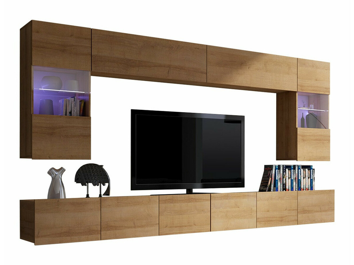 Ensemble de salon Remus I (Chêne doré)