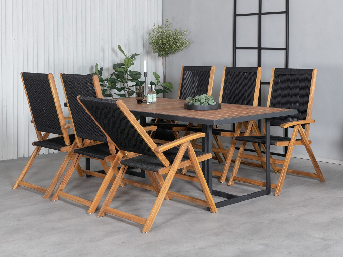 Ensemble table et chaises Dallas 2905