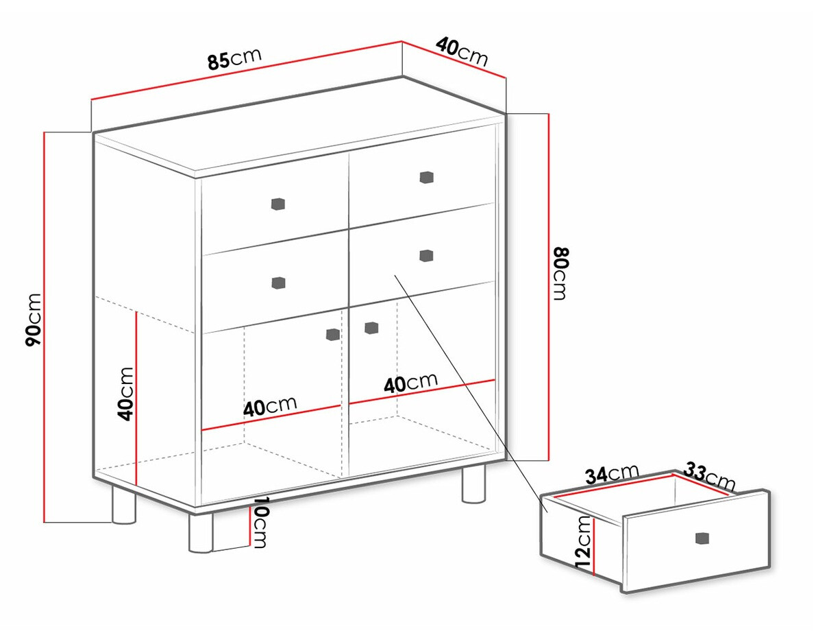 Commode Omaha P108