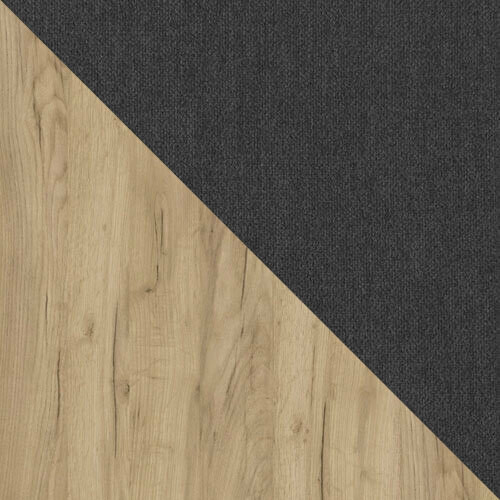 Lit continental ComfiDream Miraena (Chêne doré + Soro 97)