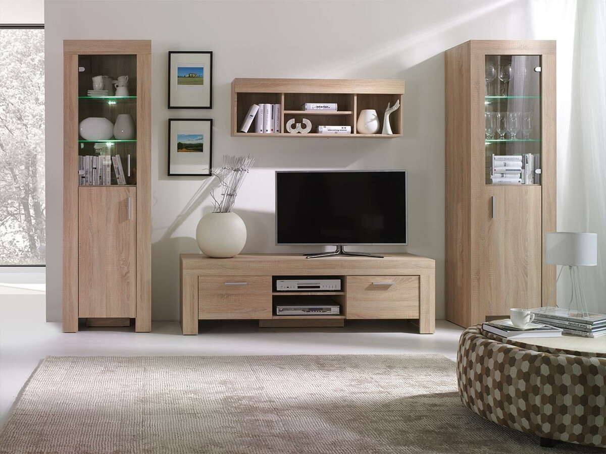 Ensemble de salon Melfeli 124 (Sonoma chêne)