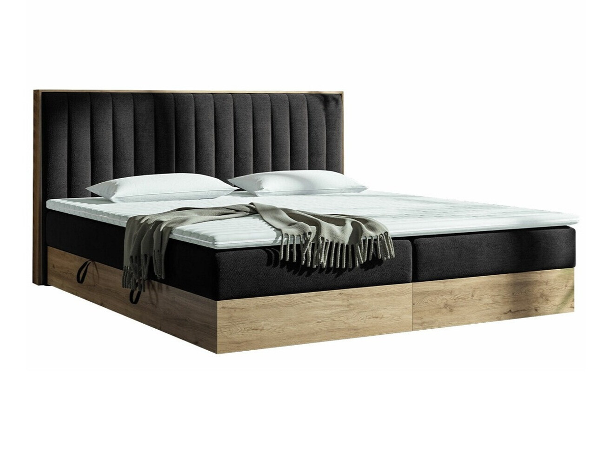 Lit continental ComfiDream 166 (Chêne doré + Soro 100)