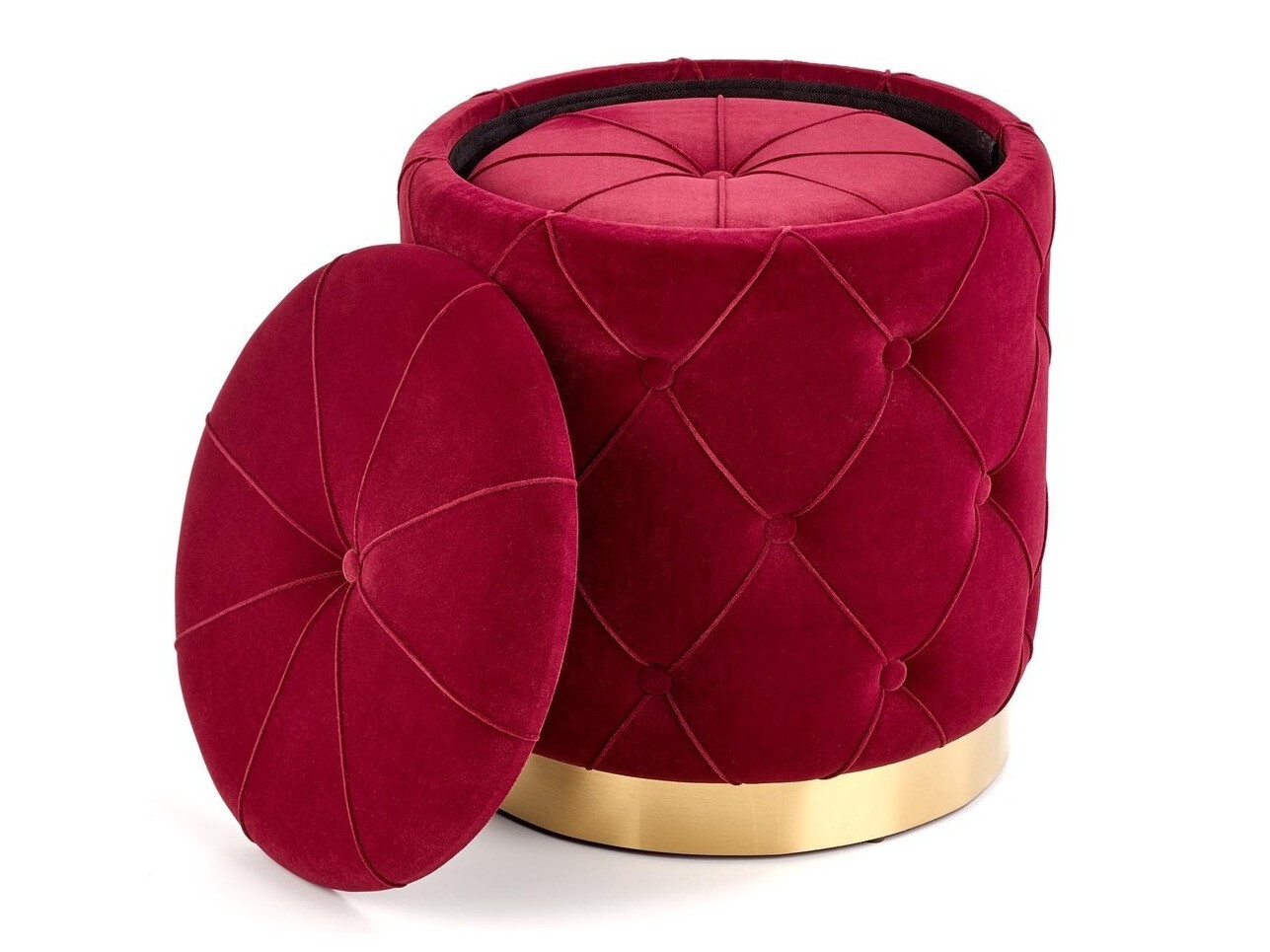 Ensemble de poufs Houston 1154 (Bordeaux)