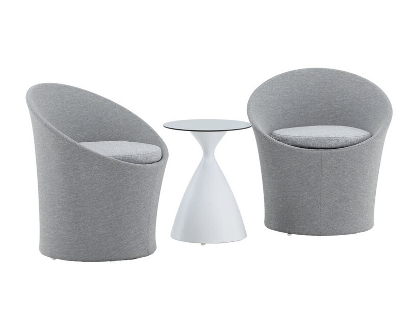 Ensemble de balcon Dallas 3118 (Blanc + Noir)