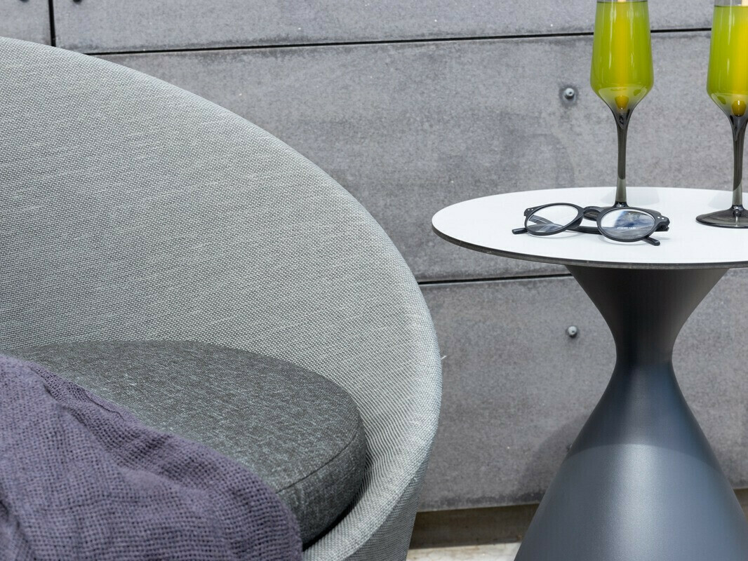 Ensemble de balcon Dallas 3118 (Gris + Noir)