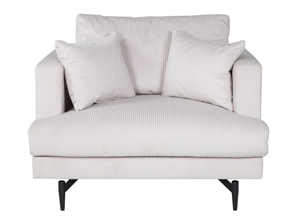Fauteuil Dallas 1703 (Beige + Noir)