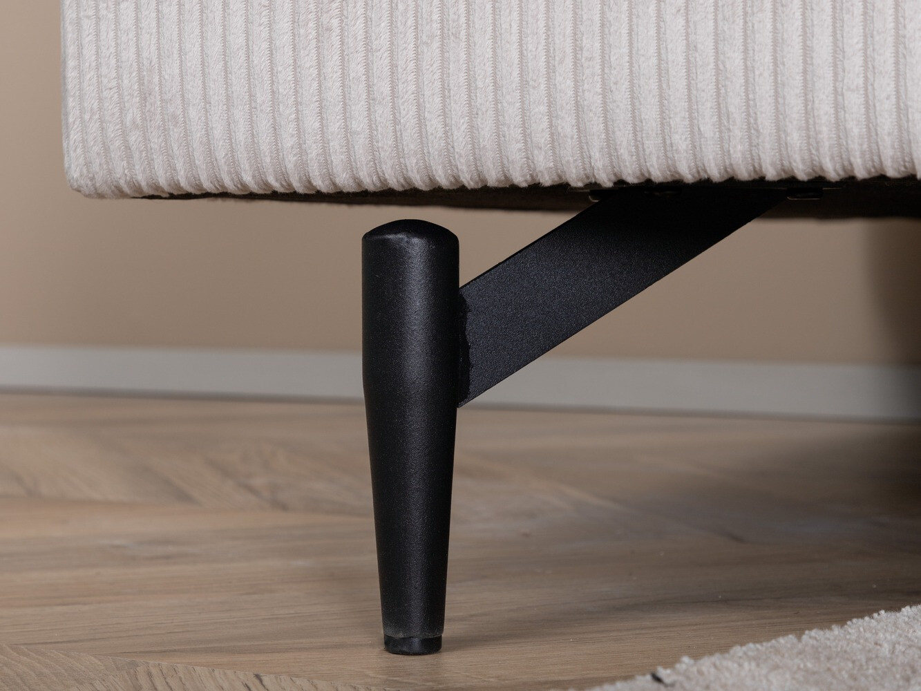 Fauteuil Dallas 1703 (Beige + Noir)