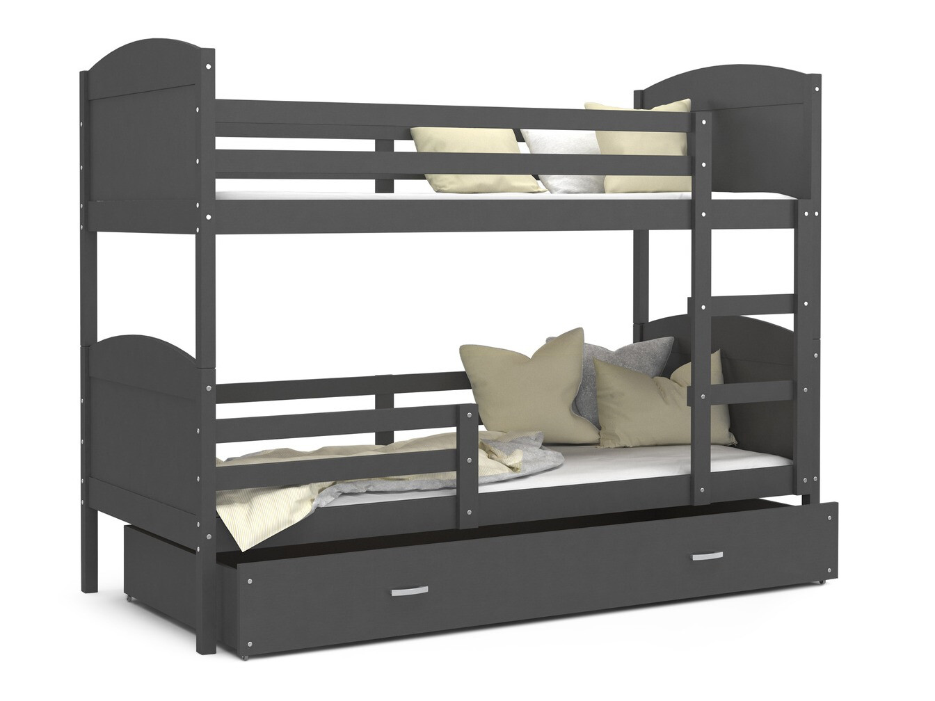 Lit superposé Aurora 101 (Gris)