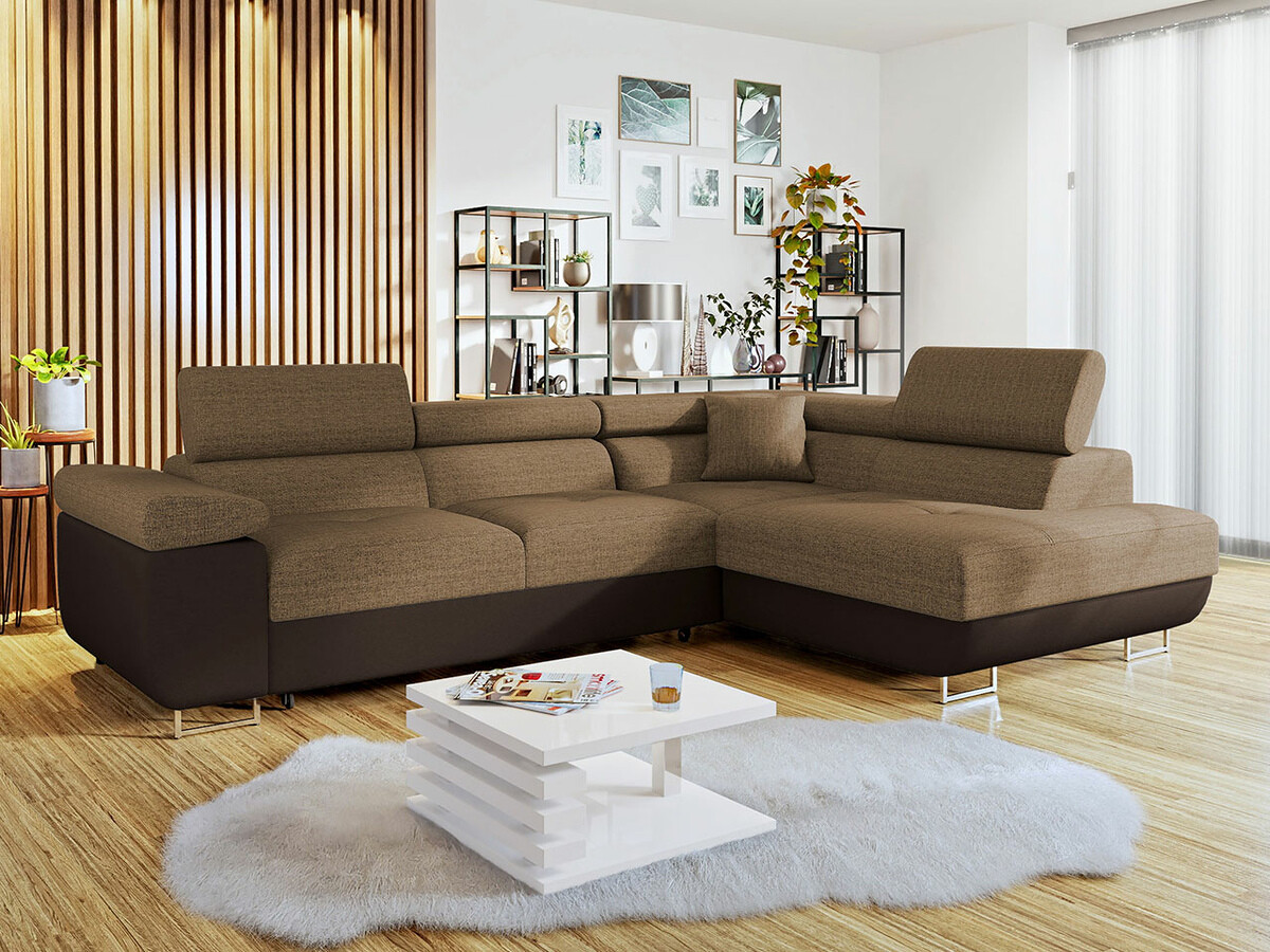 Canapé d'angle Comfivo Eliferu 100 (Soft 066 + Lux 03)