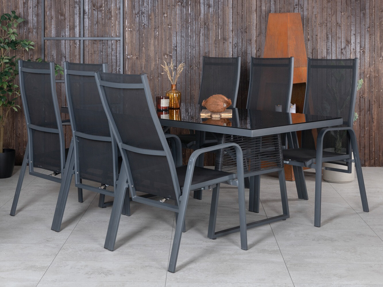 Ensemble table et chaises Dallas 1044