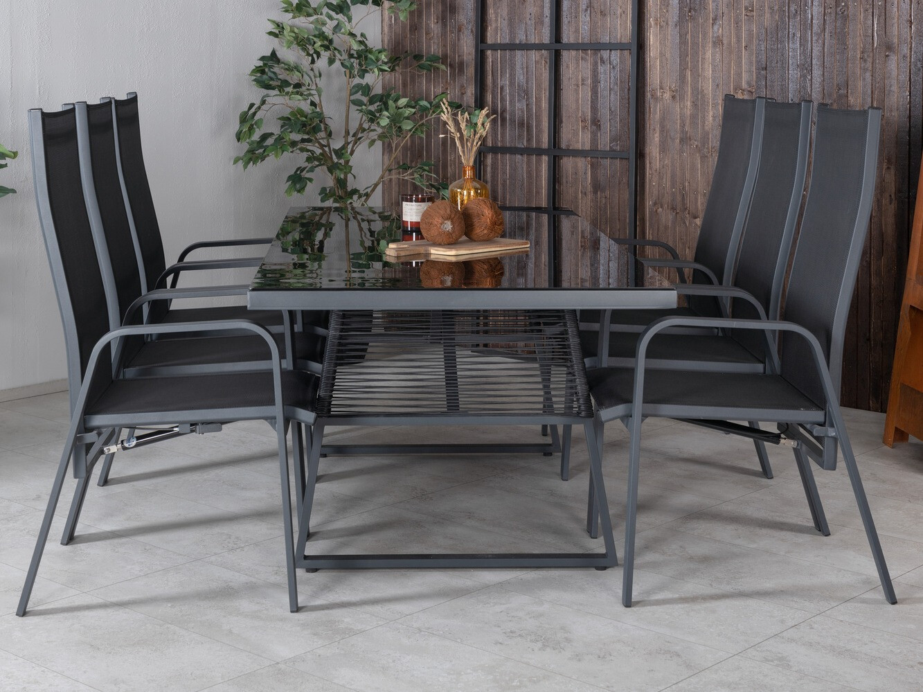 Ensemble table et chaises Dallas 1044
