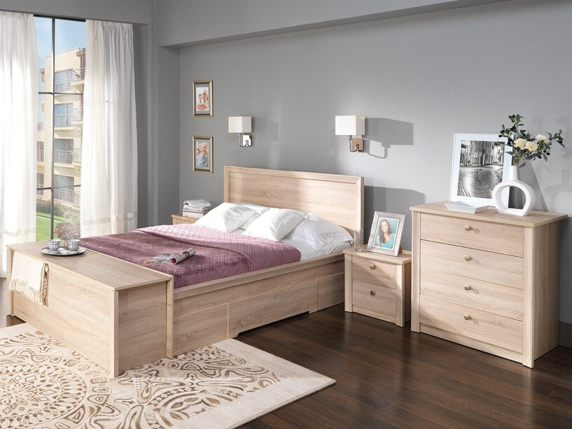 Commode Elialo 122 (Sonoma chêne)