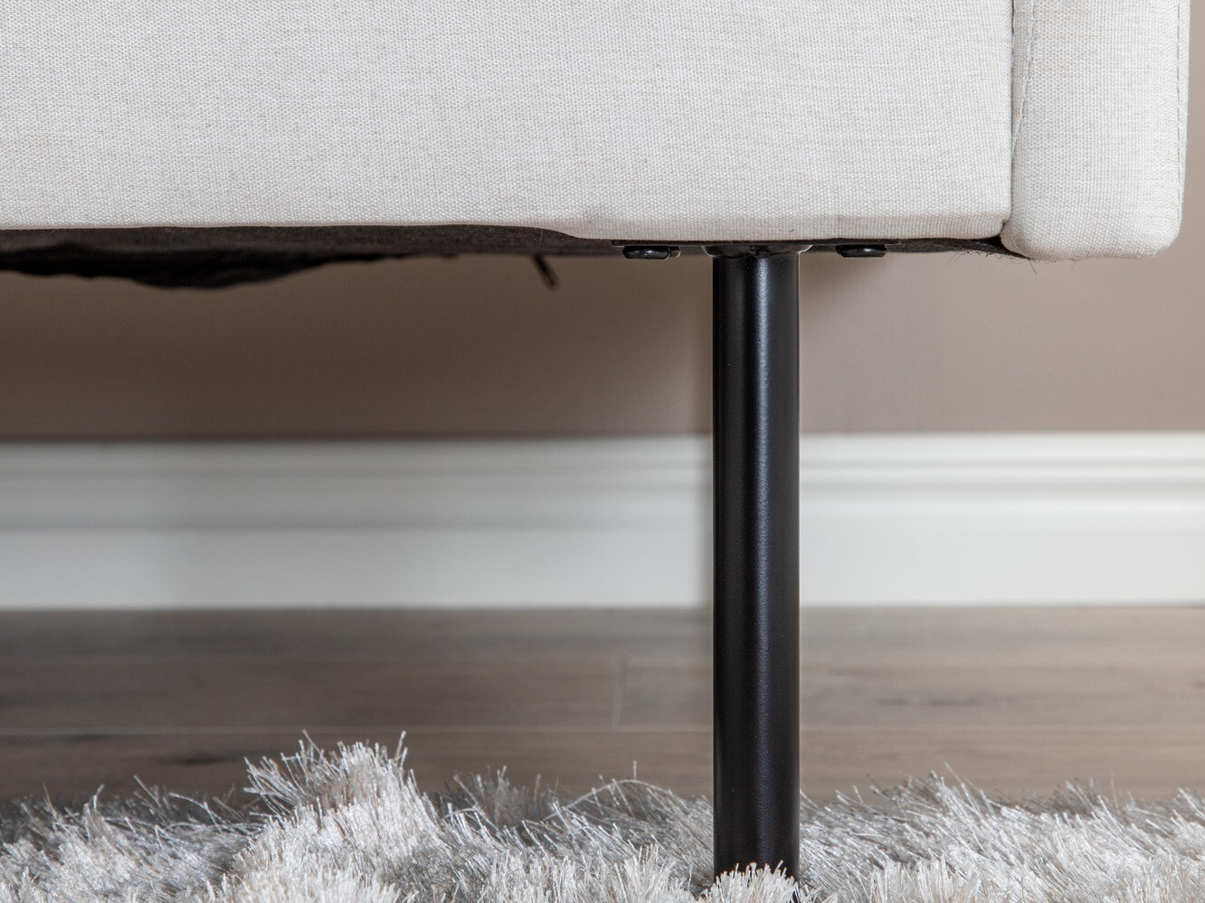 Canapé Fercame 100 (Beige + Noir)