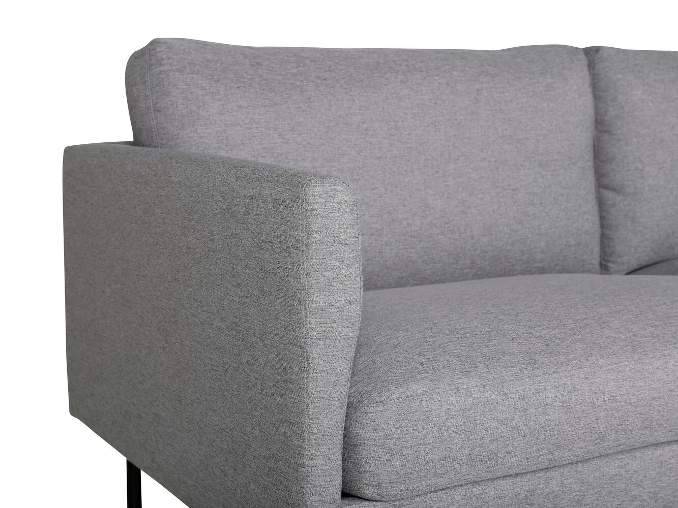 Canapé Fercame 100 (Gris + Noir)