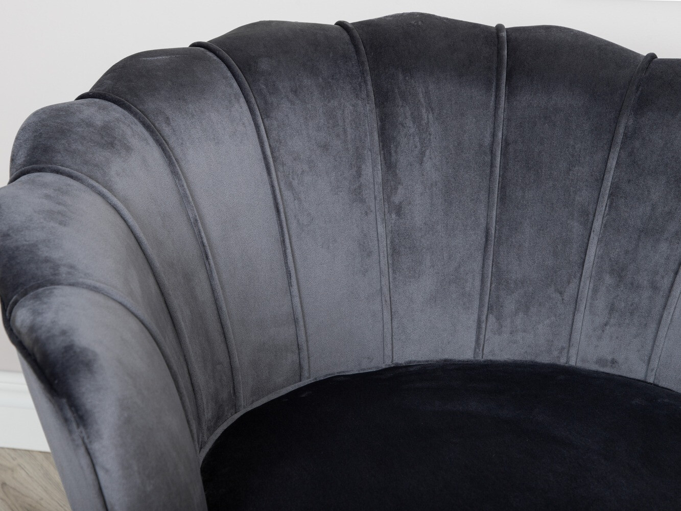 Fauteuil Dallas 1705 (Gris foncé + Noir)