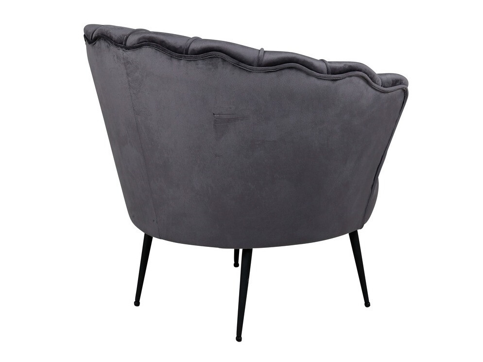 Fauteuil Dallas 1705 (Gris foncé + Noir)