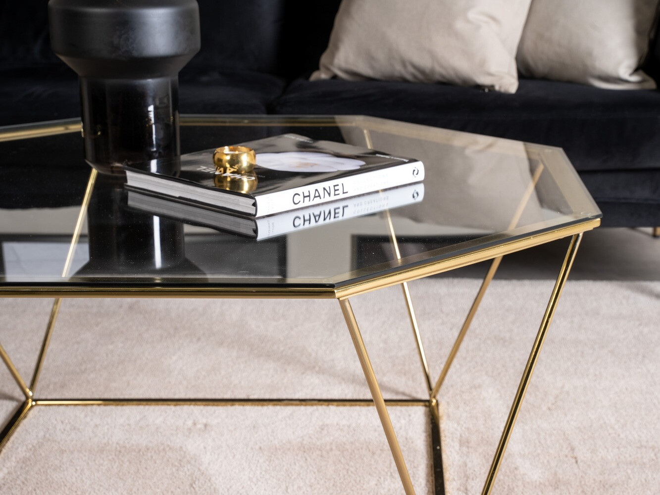 Table basse Dallas 4211 (Doré)