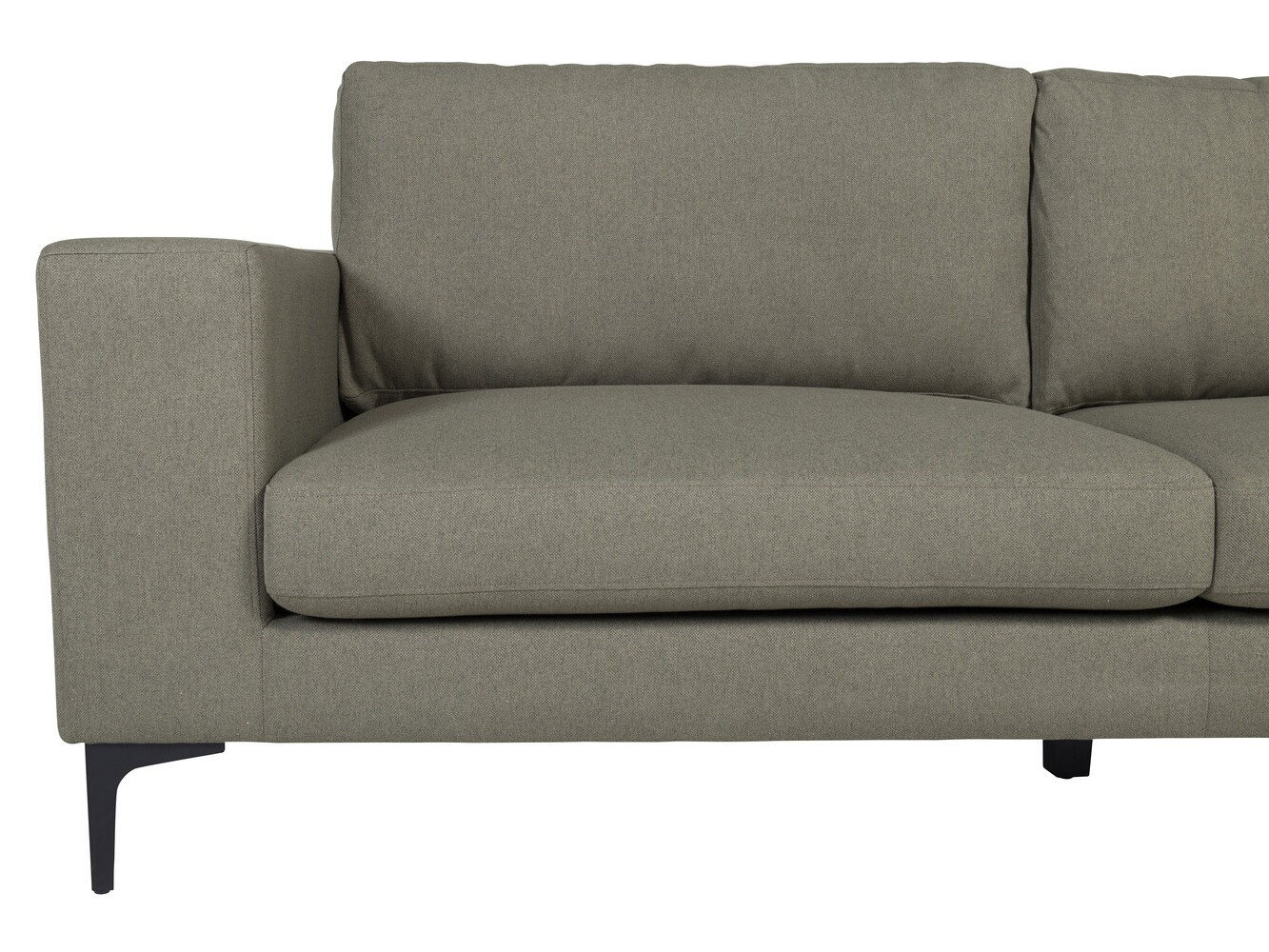 Canapé Dallas 2910 (Vert poussiéreux + Noir)