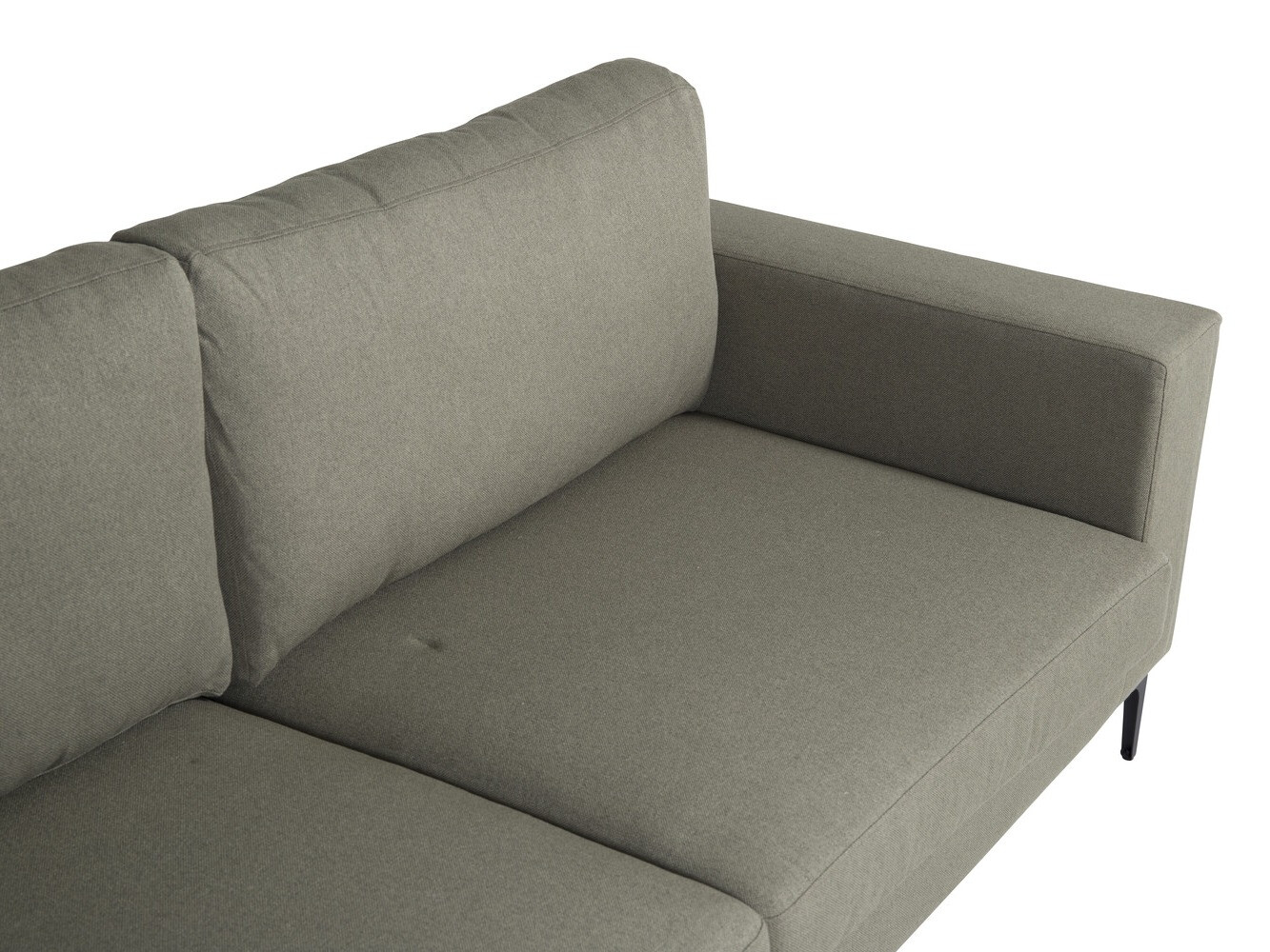 Canapé Dallas 2910 (Vert poussiéreux + Noir)