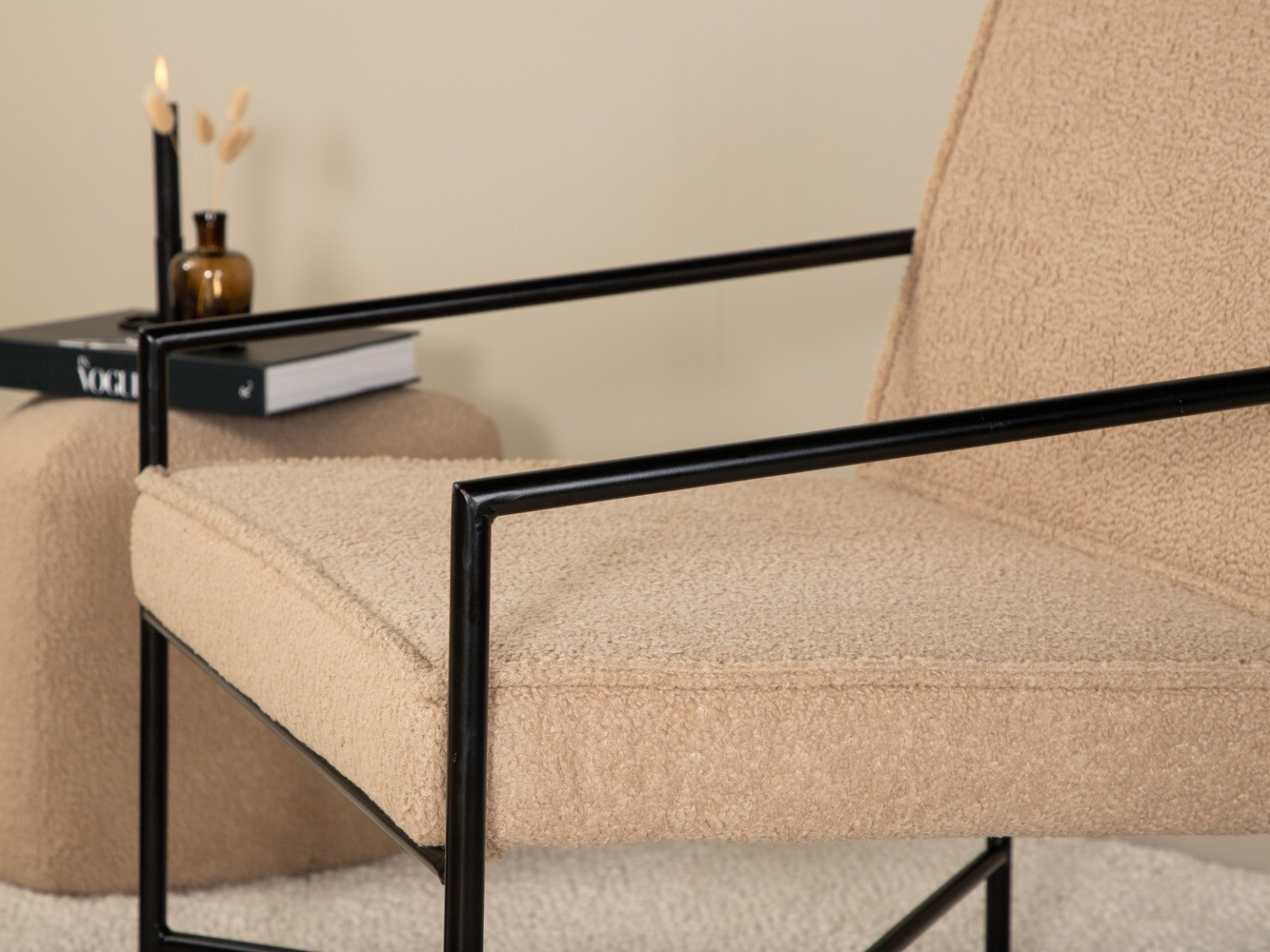 Fauteuil Dallas 1707 (Marron + Noir)