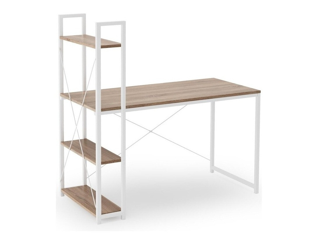 Bureau Houston 1888 (Sonoma chêne + Blanc)