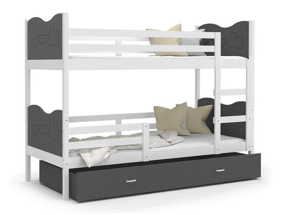 Lit superposé Aurora 112 (Blanc)