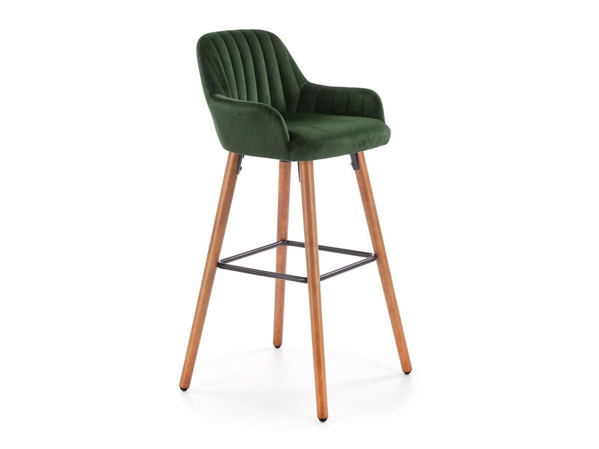 Chaise de bar Houston 844 (Vert + Marron)