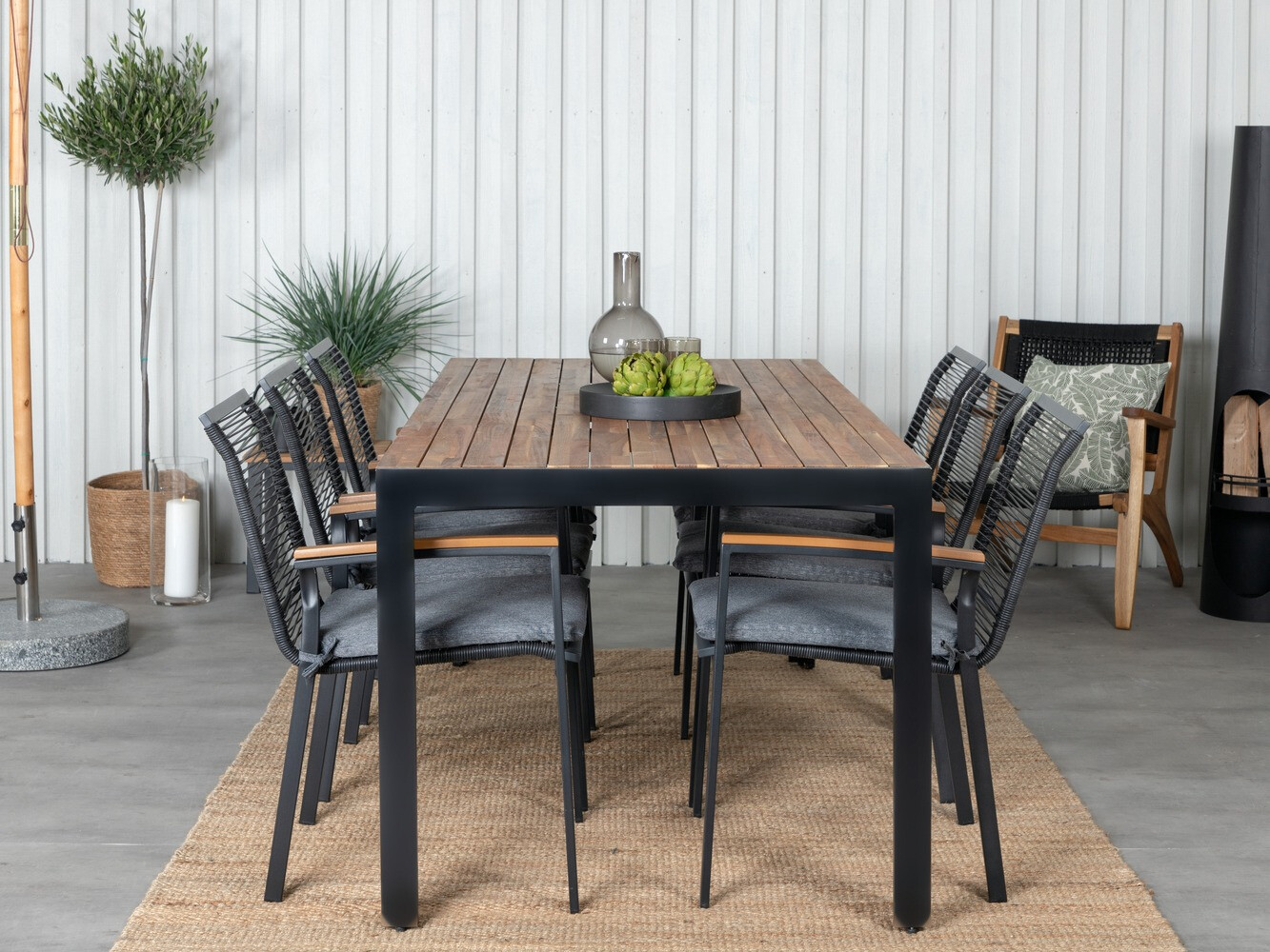 Ensemble table et chaises Dallas 1059