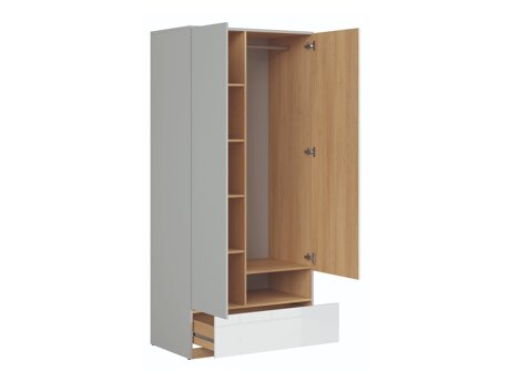 Armoire Nuevaru 110 (Blanc brillant)