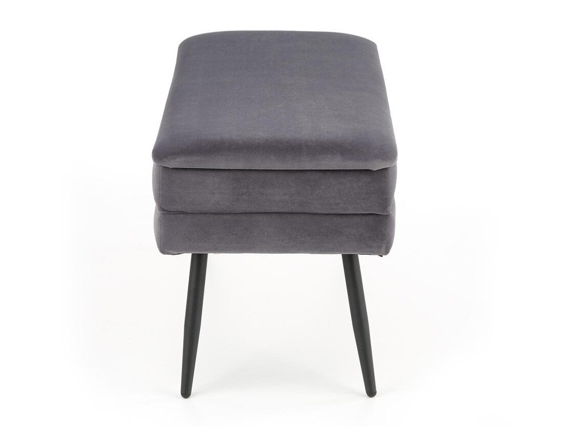 Banc rembourré Houston 1255 (Gris + Noir)