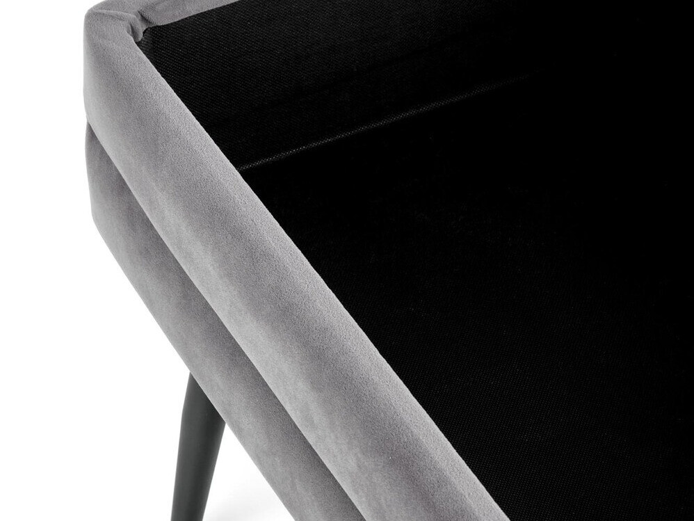 Banc rembourré Houston 1255 (Gris + Noir)