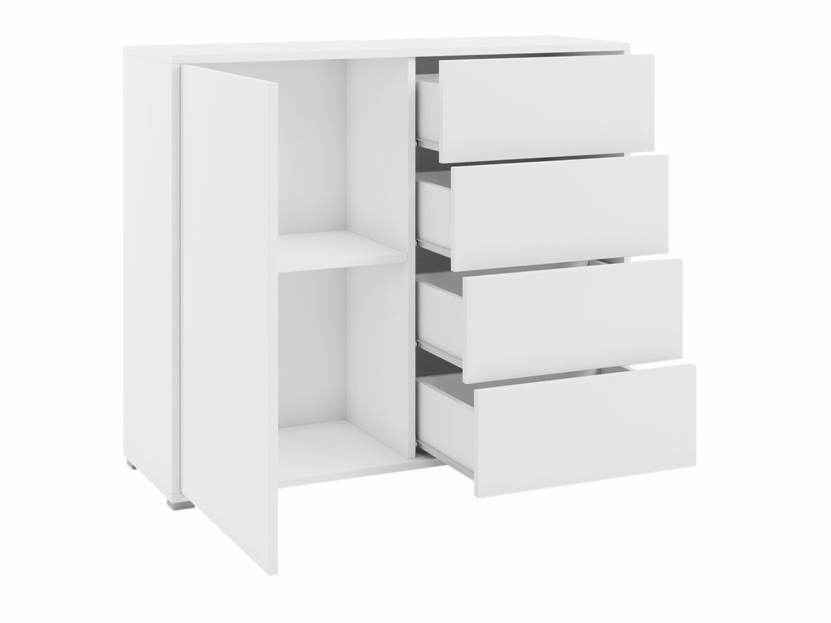 Commode Comfivo Tutela I (Blanc + Mat blanc)