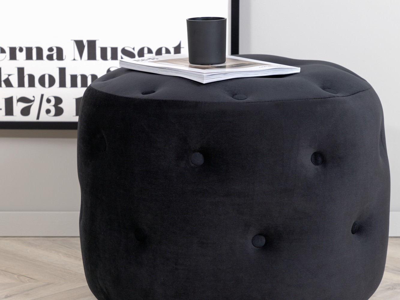 Pouf Dallas 2915 (Noir)