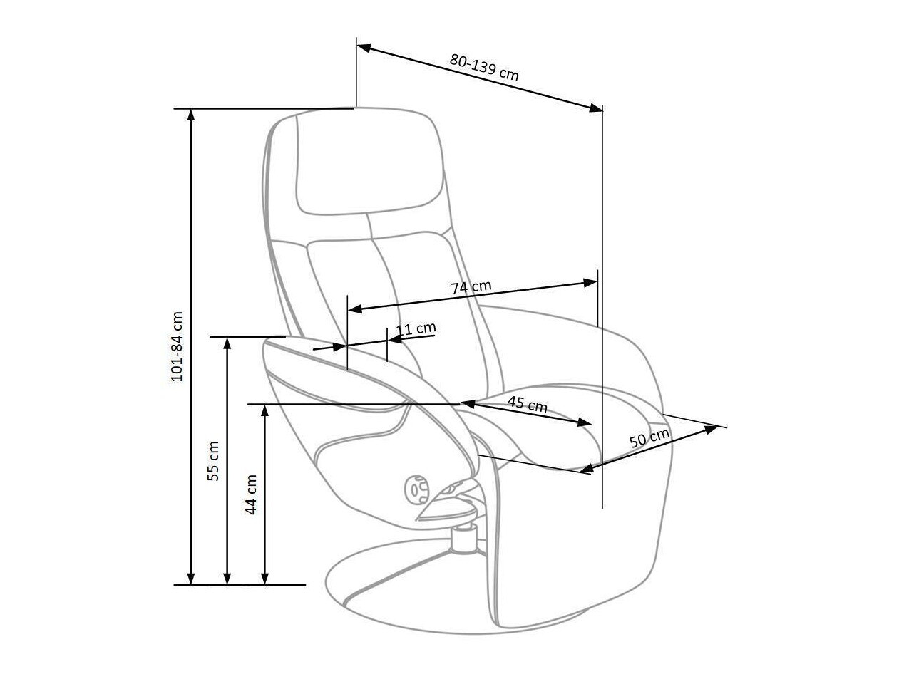 Fauteuil relax Houston 491