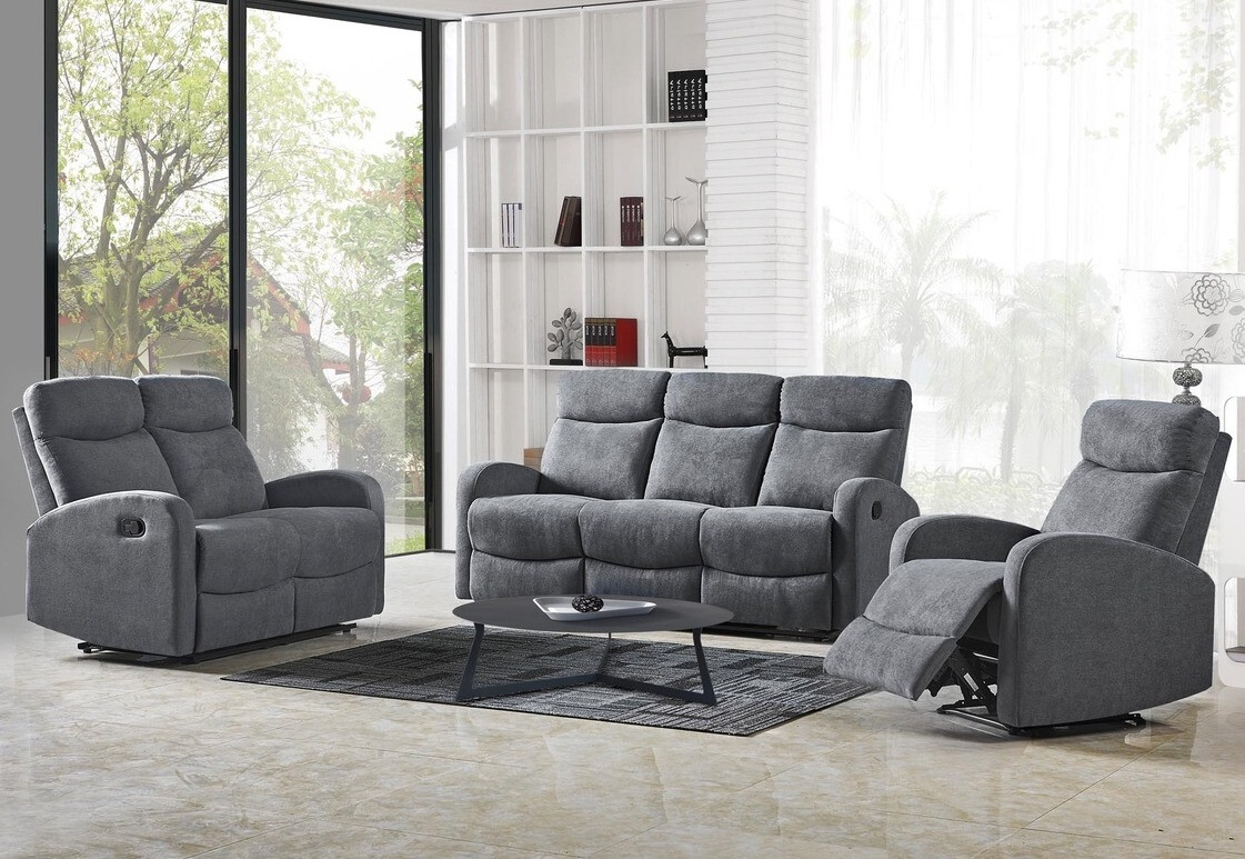 Canapé relax Houston 1098 (Gris)